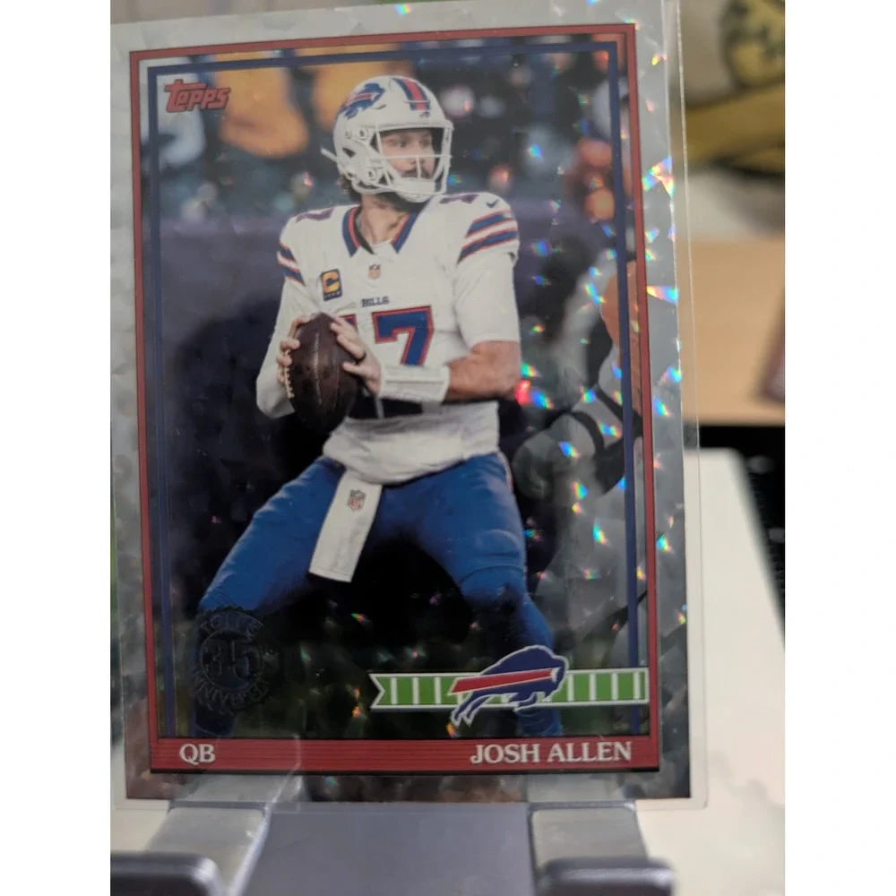 2022 Topps 1987 35th Anniversary Josh Allen Mojo Refractor T87-2 Buffalo Bills